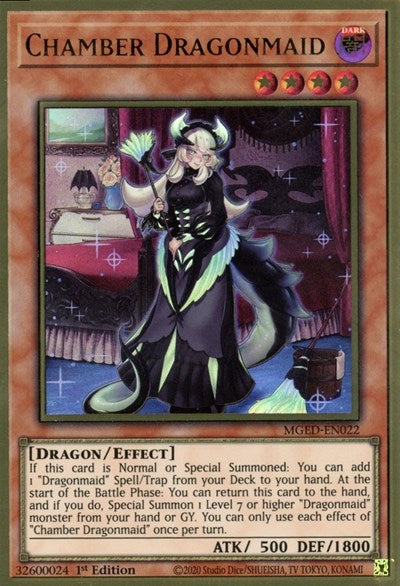 Chamber Dragonmaid (MGED-EN022) [Maximum Gold: El Dorado]