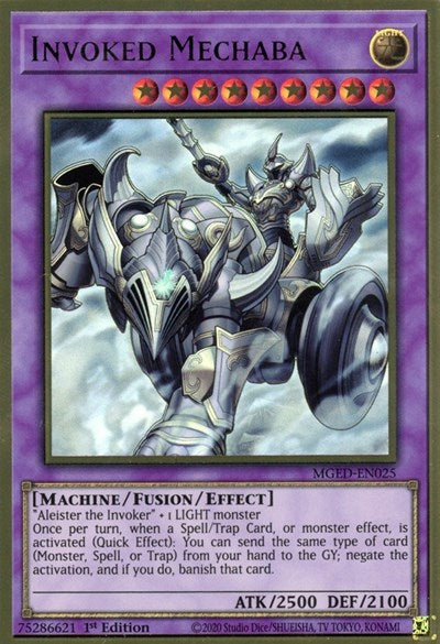 Invoked Mechaba (MGED-EN025) [Maximum Gold: El Dorado]