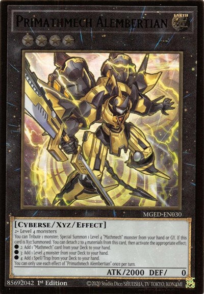 Primathmech Alembertian (MGED-EN030) [Maximum Gold: El Dorado]