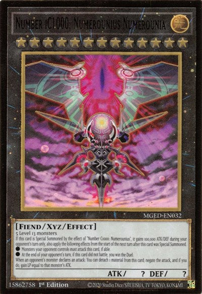 Number iC1000: Numerounius Numerounia (MGED-EN032) [Maximum Gold: El Dorado]