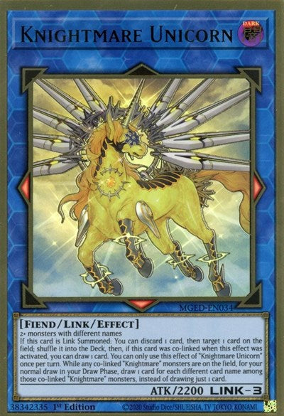 Knightmare Unicorn (MGED-EN034) [Maximum Gold: El Dorado]