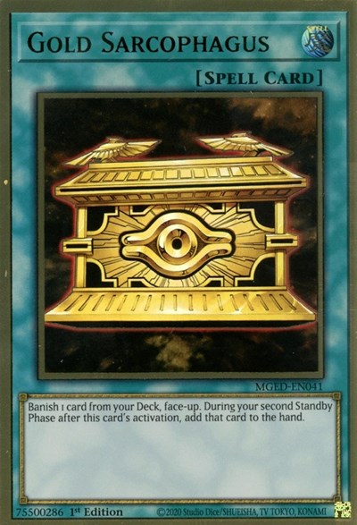 Gold Sarcophagus (MGED-EN041) [Maximum Gold: El Dorado]