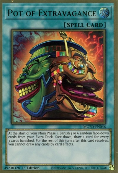 Pot of Extravagance (MGED-EN046) [Maximum Gold: El Dorado]