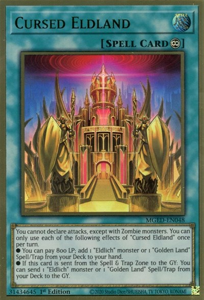 Cursed Eldland (MGED-EN048) [Maximum Gold: El Dorado]