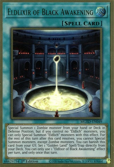 Eldlixir of Black Awakening (MGED-EN049) [Maximum Gold: El Dorado]