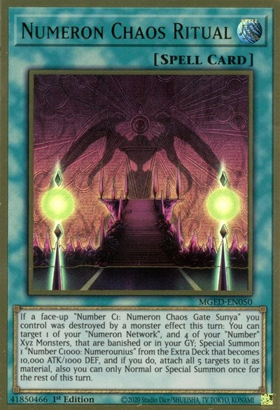 Numeron Chaos Ritual (MGED-EN050) [Maximum Gold: El Dorado]