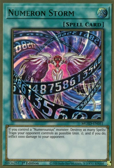 Numeron Storm (MGED-EN051) [Maximum Gold: El Dorado]