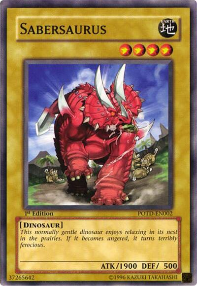 Sabersaurus (POTD-EN002) [Power of the Duelist]
