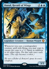 Donal, Herald of Wings (3) [Commander: Innistrad: Crimson Vow]