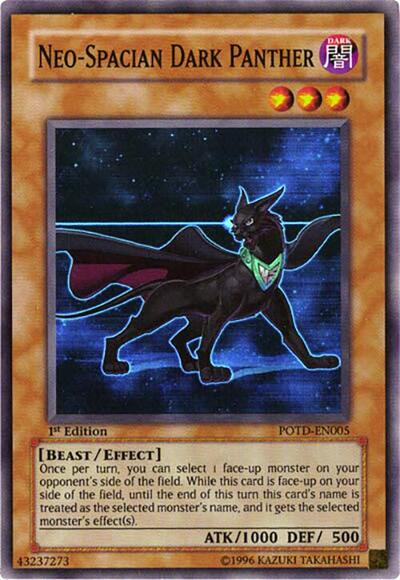 Neo-Spacian Dark Panther (POTD-EN005) [Power of the Duelist]