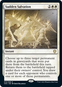 Sudden Salvation (10) [Commander: Innistrad: Crimson Vow]