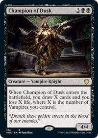 Champion of Dusk (124) [Commander: Innistrad: Crimson Vow]