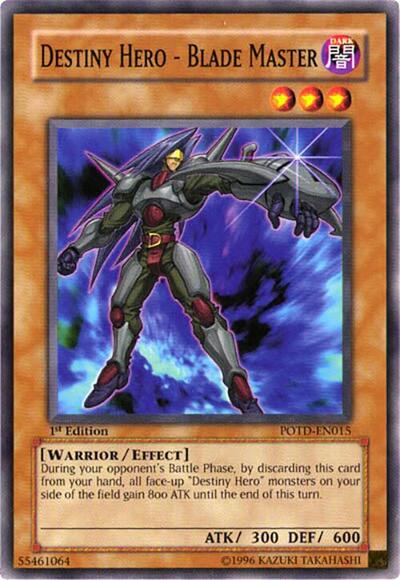 Destiny Hero - Blade Master (POTD-EN015) [Power of the Duelist]