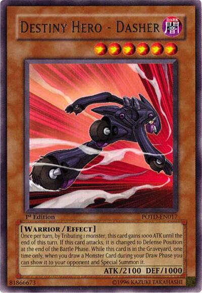 Destiny Hero - Dasher (POTD-EN017) [Power of the Duelist]