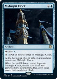 Midnight Clock (108) [Commander: Innistrad: Crimson Vow]