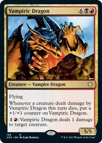 Vampiric Dragon (158) [Commander: Innistrad: Crimson Vow]