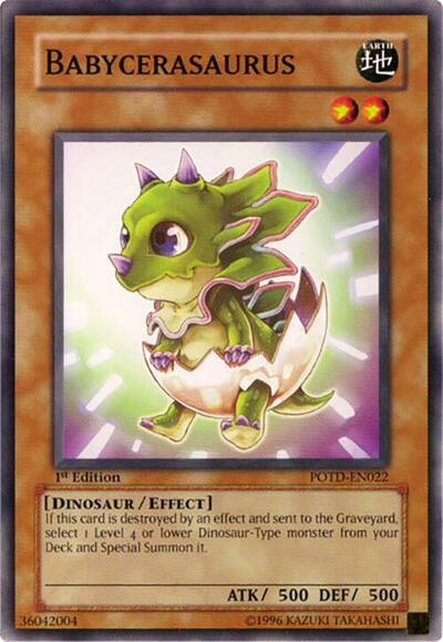 Babycerasaurus (POTD-EN022) [Power of the Duelist]