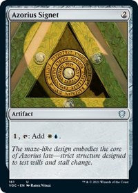 Azorius Signet (161) [Commander: Innistrad: Crimson Vow]