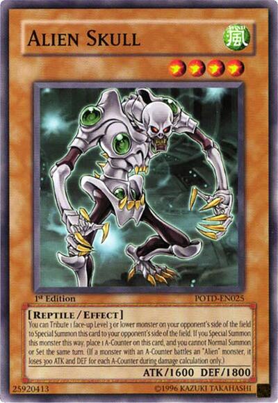 Alien Skull (POTD-EN025) [Power of the Duelist]