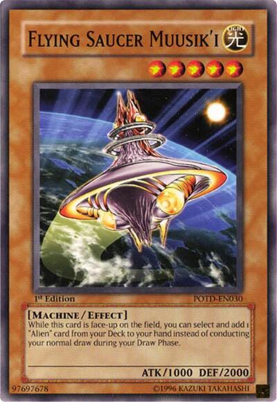 Flying Saucer Muusik'i (POTD-EN030) [Power of the Duelist]