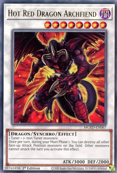 Hot Red Dragon Archfiend (MGED-EN067) [Maximum Gold: El Dorado]