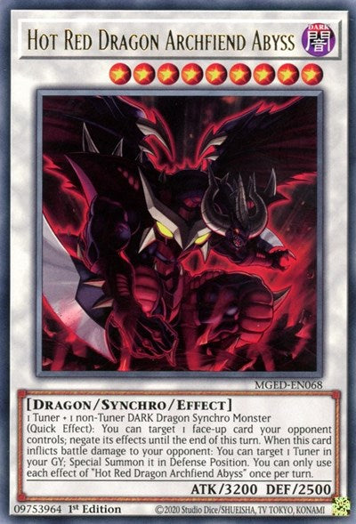 Hot Red Dragon Archfiend Abyss (MGED-EN068) [Maximum Gold: El Dorado]