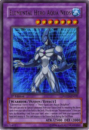 Elemental Hero Aqua Neos (POTD-EN031) - Power of the Duelist Unlimited