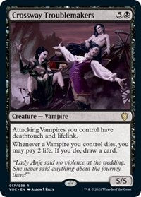 Crossway Troublemakers (17) [Commander: Innistrad: Crimson Vow]