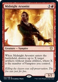 Midnight Arsonist (27) [Commander: Innistrad: Crimson Vow]