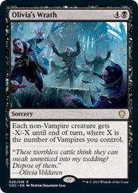 Olivia's Wrath (20) [Commander: Innistrad: Crimson Vow]