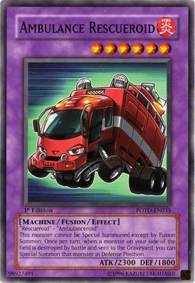 Ambulance Rescueroid (POTD-EN035) [Power of the Duelist]