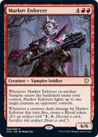 Markov Enforcer (26) [Commander: Innistrad: Crimson Vow]