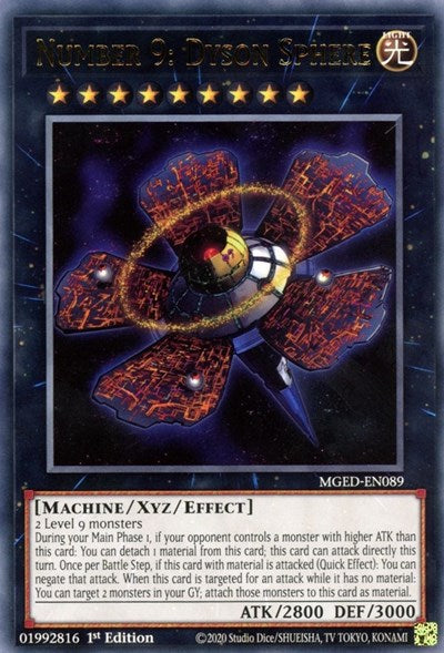 Number 9: Dyson Sphere (MGED-EN089) [Maximum Gold: El Dorado]