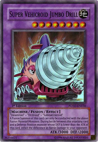 Super Vehicroid Jumbo Drill (POTD-EN036) [Power of the Duelist]