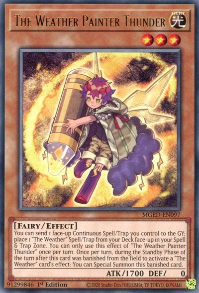 The Weather Painter Thunder (MGED-EN097) [Maximum Gold: El Dorado]