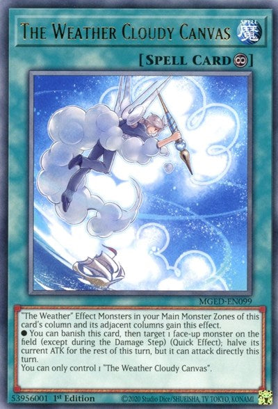 The Weather Cloudy Canvas (MGED-EN099) [Maximum Gold: El Dorado]
