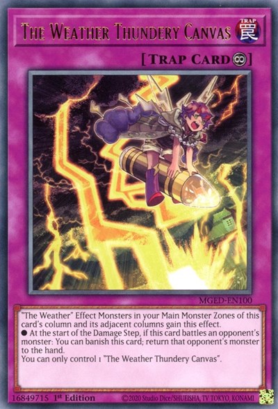 The Weather Thundery Canvas (MGED-EN100) [Maximum Gold: El Dorado]