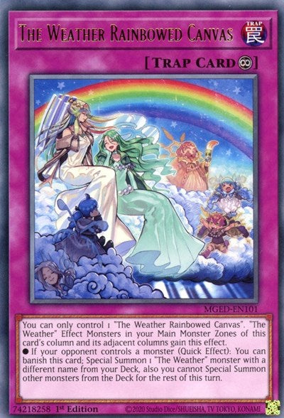 The Weather Rainbowed Canvas (MGED-EN101) [Maximum Gold: El Dorado]