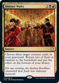 Sinister Waltz (30) [Commander: Innistrad: Crimson Vow]