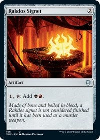 Rakdos Signet (166) [Commander: Innistrad: Crimson Vow]