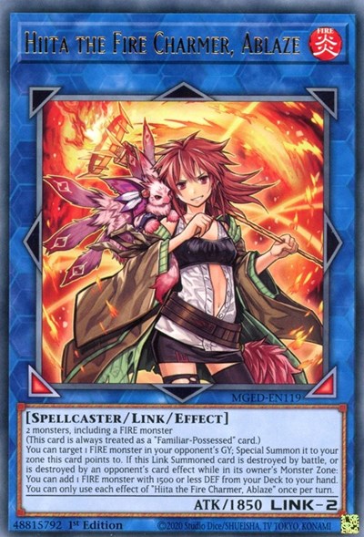 Hiita the Fire Charmer, Ablaze (MGED-EN119) [Maximum Gold: El Dorado]