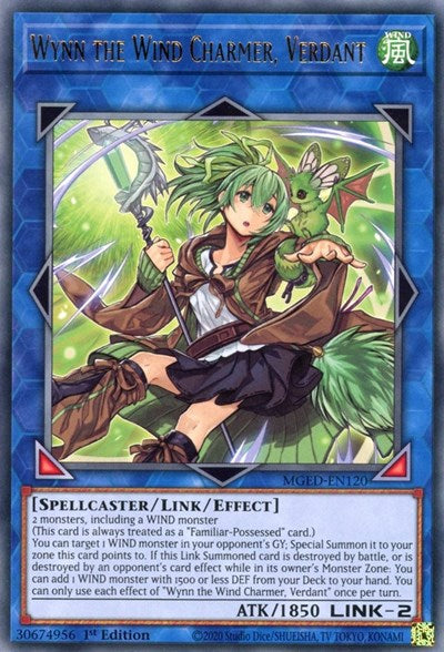 Wynn the Wind Charmer, Verdant (MGED-EN120) [Maximum Gold: El Dorado]