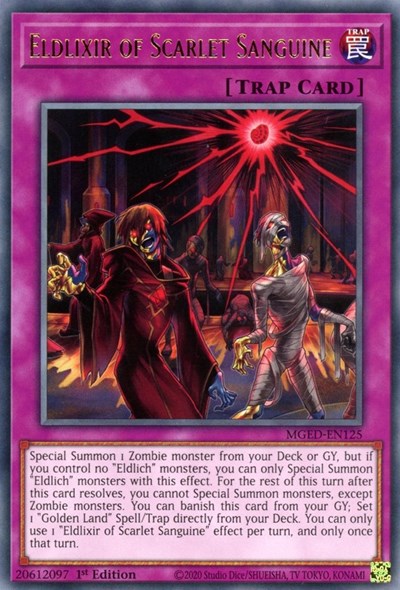 Eldlixir of Scarlet Sanguine (MGED-EN125) [Maximum Gold: El Dorado]