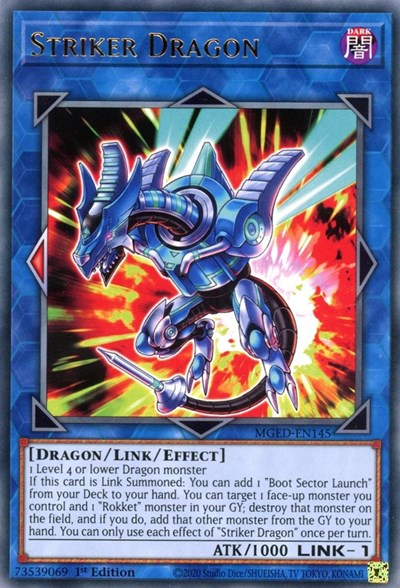 Striker Dragon (MGED-EN145) [Maximum Gold: El Dorado]