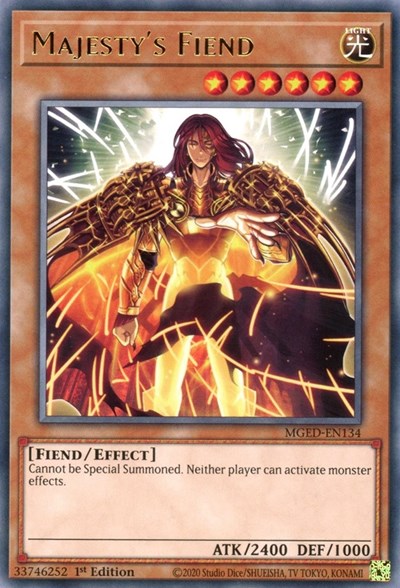 Majesty's Fiend (MGED-EN134) [Maximum Gold: El Dorado]
