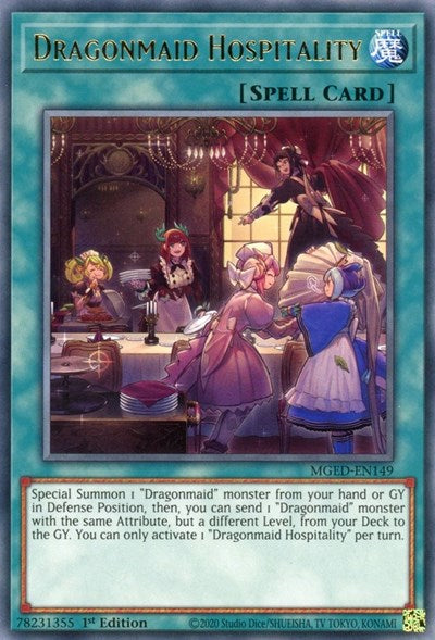 Dragonmaid Hospitality (MGED-EN149) [Maximum Gold: El Dorado]