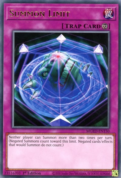 Summon Limit (MGED-EN150) [Maximum Gold: El Dorado]