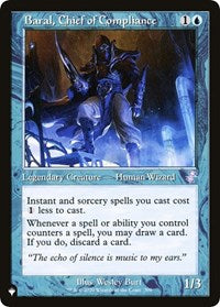 Baral, Chief of Compliance (306/289) [The List Reprints]