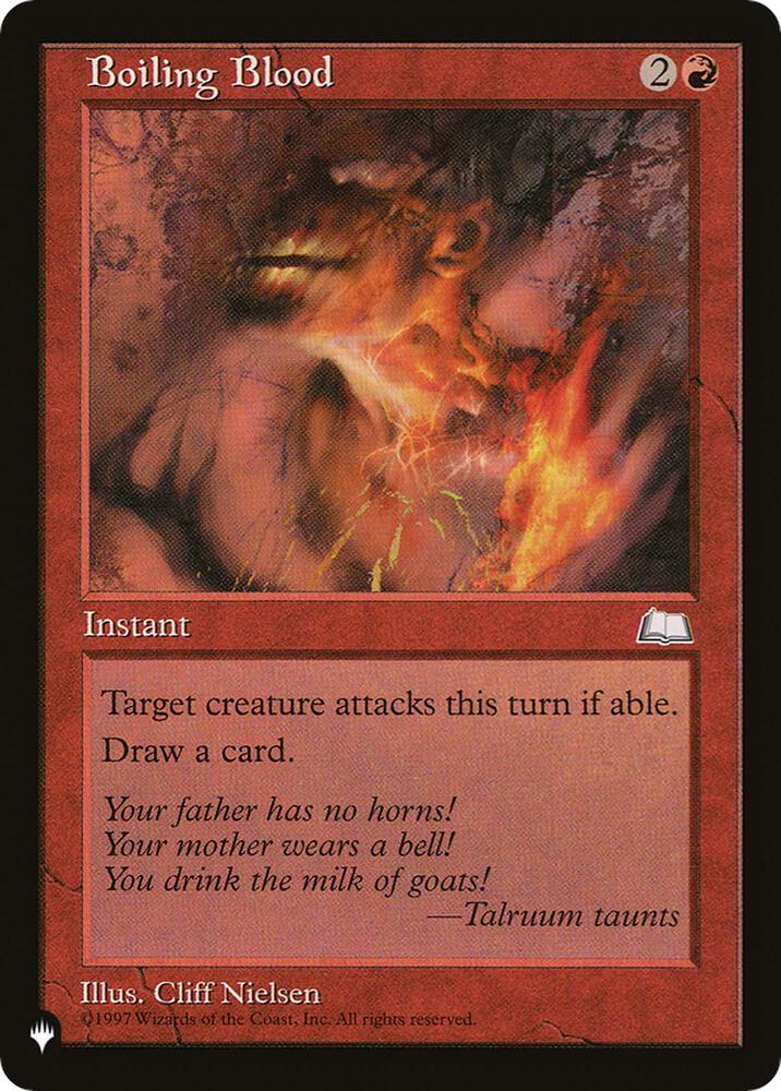 Boiling Blood [The List Reprints]