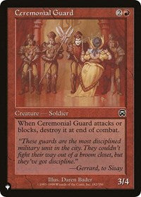 Ceremonial Guard (182/350) [The List Reprints]
